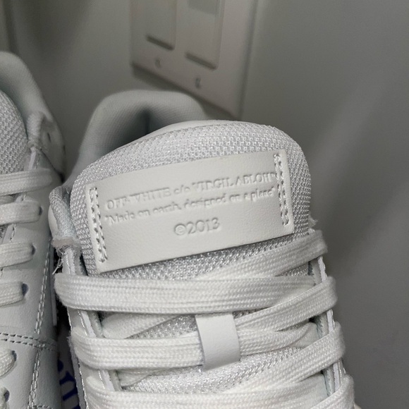 OFF WHITE OUT OF OFFICE SNEAKERS (SILVER) - Picture 6 of 10